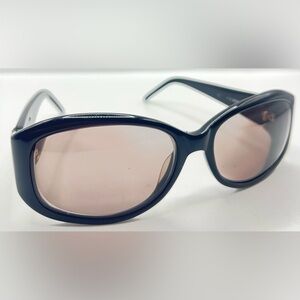 Roberto Steffani Black Oval Sunglasses Frames Only